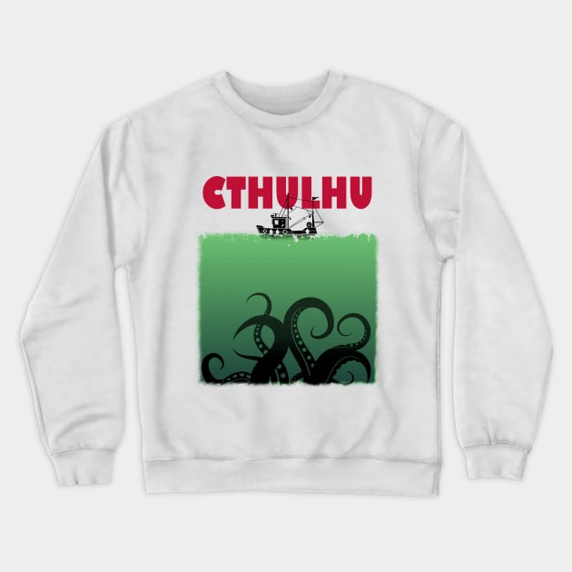 Cthulhu Jaws Crewneck Sweatshirt by Manoss